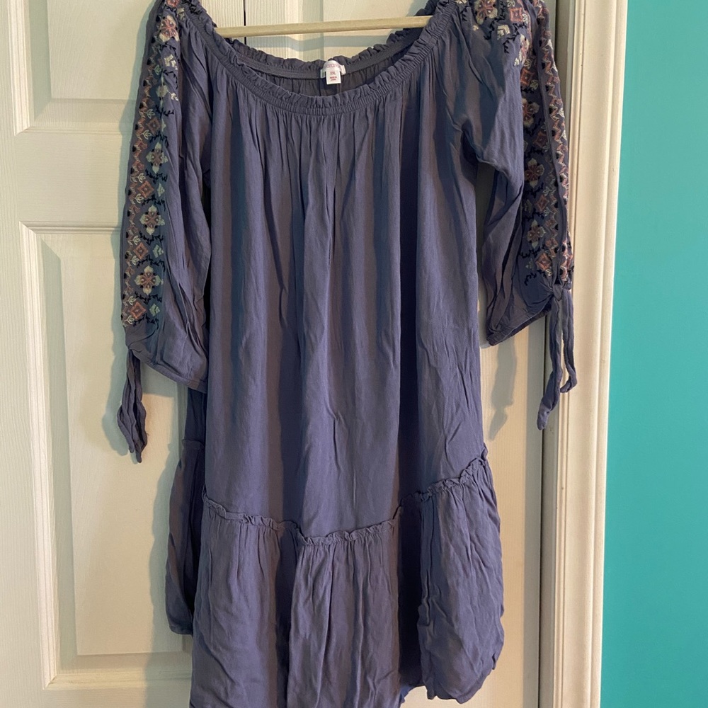 Off the shoulder dress